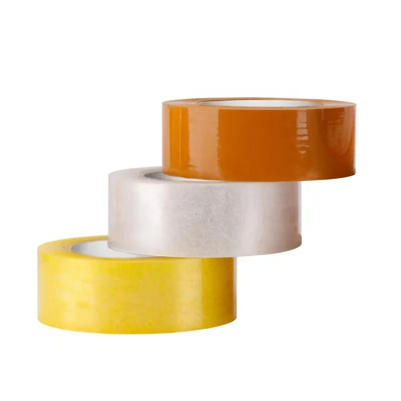 2026 Stocked Factory Printed Self Adhesive Tape Plastic Bopp Brown Packing Tape Jumbo Roll Transparent Clear Opp Packing Tape