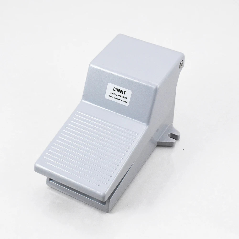 4F210-08 Acting Type 5/2 Way 1/4'' Port Size Aluminum Alloy Pneumatic Air Brake Pedal Control Valve Custom Gas