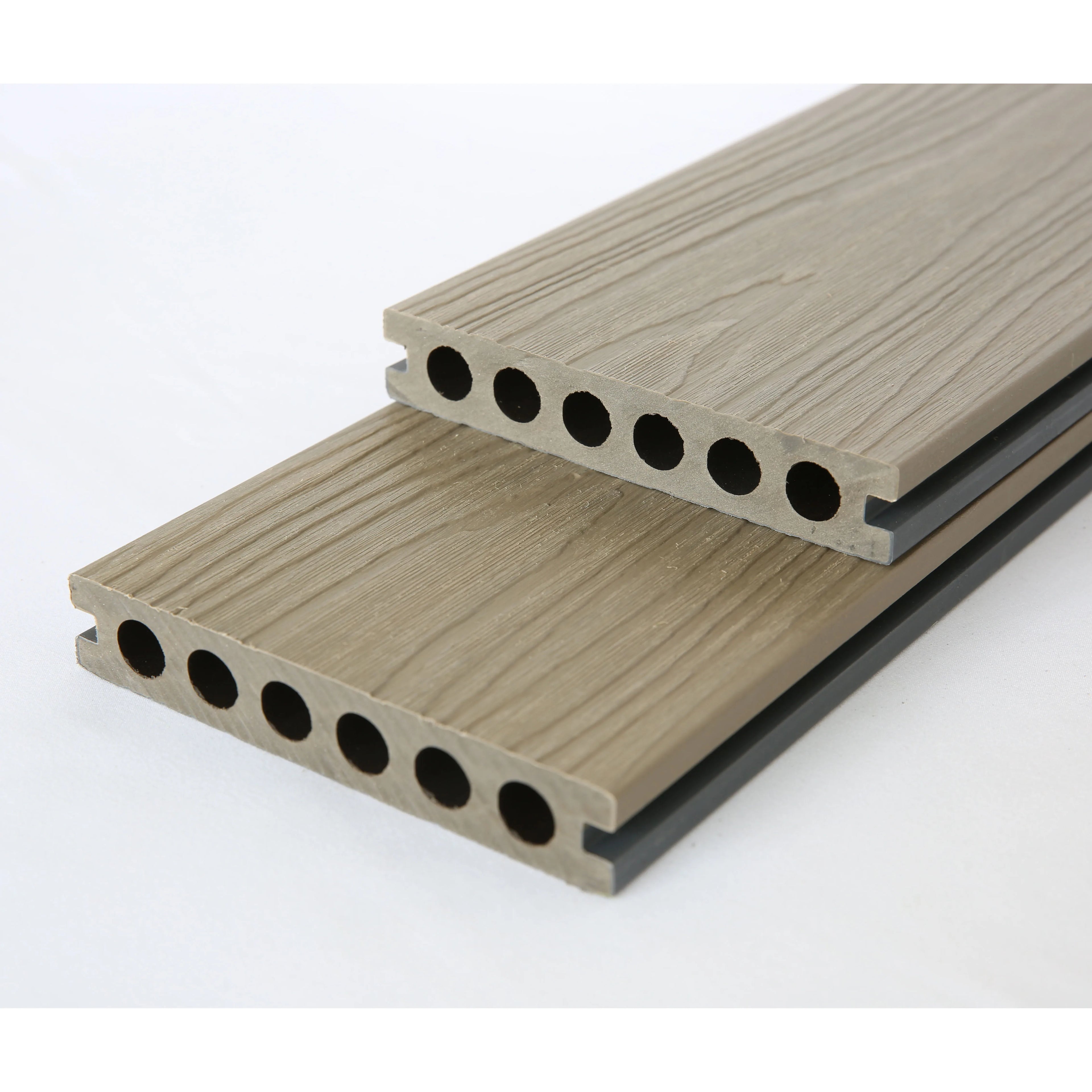 WPC Decking Eco-friendly Modern Waterproof Click Smooth Wood Plastic Composite Outdoor Deck Dual Lock 5-Year Warranty