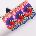 Adjustable Bohemian Style Handmade Geometric Flower Pattern Beaded Bracelet Unique Women's Flower Bracelet Charms Friendship