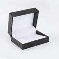 JINJIE Ready to Ship New Design Cufflink and Stud2+4  Box Classic Black square Cufflinks Studs Box for Men in Boxes Packing
