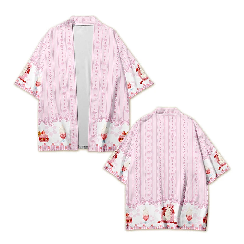 Yukata Haori Kimono Custom Cosplay Printed Haori Anime Kimono Gift for Japan Lovers