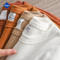 Custom logo Made Embossed T Shirts Plain Color Pure Cotton Soft Fabric 180gsm Combed Cotton Men T-shirts