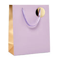 Wholesale Luxury Two-Tone Metallic Kraft and Art Paper Totes Custom Color Eco-Friendly Packaging for Shoes and Candles