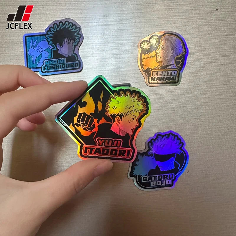 2026 Holographic Advertising Materials Printable PVC Waterproof Crystal Broken Glass Solvent Inkjet Laser Poster Materials