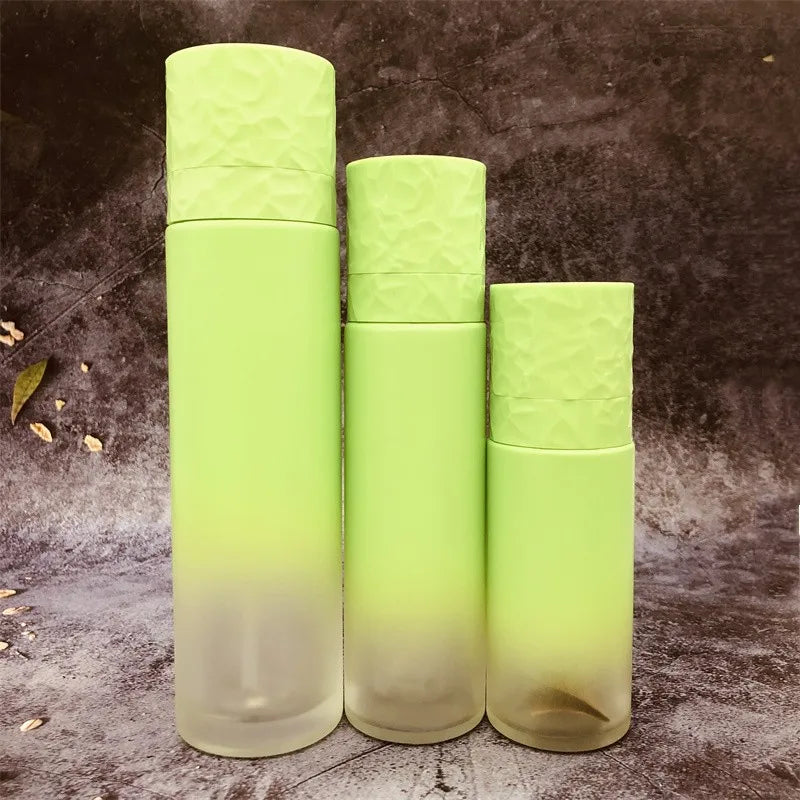 Custom Luxury Premium 15ml 30ml 50ml 1oz 1 oz 15 30 50 ml Glass Double Wall Serum Cosmetic Lotion Pump Bottle