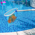 Pool Leaf Rake & Skimmer Heavy Duty Plastic & Aluminum Swimming Pool Cleaner for Spa Pools