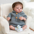 New Cheap 19inch Newborn Baby Bebe Reborn Doll Levi Hand Paint Silicone Baby Reborn Doll for Kids Toys