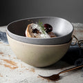 Modern Nordic Design Brown Glaze Glazed Ceramic Bowl Set High Quality Porcelain Dinnerware Guangdong Origin Eco-Friendly