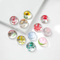 Factory Wholesale Resin Craft Maple Leaf Paperweight Transparent Dried Flower Decoration Handicraft Ornaments