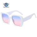 Teenyoun Womens Designer Famous Brands With Uv Protection Wide Leg Sunglasses Oversized Square Sunglasses Wholesale