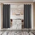 Custom Size 20Ft European Style Flame Retardant All-Season Blackout Thermal Insulated 100% Polyester Grommet Curtains Home
