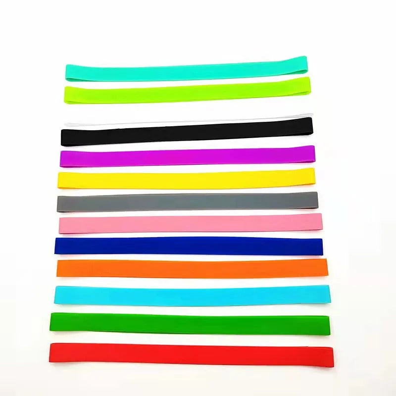 SOLID Color Elastic  Beach Chair Towel Holder Clips SIlicone  Latex Bands