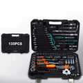 WZAUTO 135pcs Automotive Tool Set Tools Set Box Hand Tool Impact Spanner Auto Socket