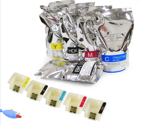 Supercolor 1000ML Heat Transfers Sublimation Dye Ink Bag for Epson F7070 F7100 F7170 F7200 Large Format Printer