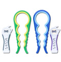 Custom Silicone Plastic Manual Can Opener Kit Multifunction Kitchen Gadget Household Opening Tool Safe Bottle Jar Opener OEM ODM