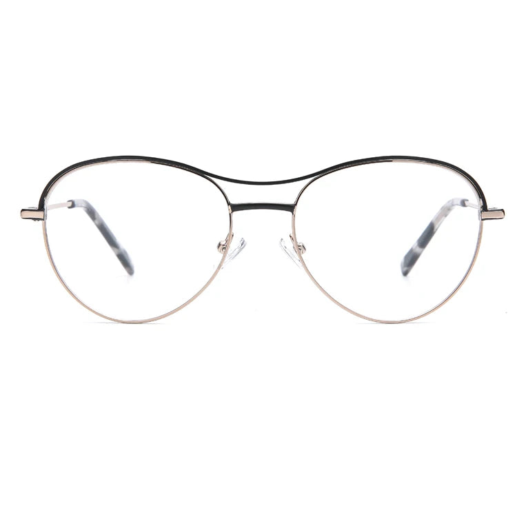 China Wholesale Customized Stainless Steel Metal Design Optical Frame Glasses Manufacturers
