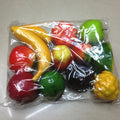X162 Artificial Fruit 9cm Plastic Faux Fruit and Vegetable Food Photo Props Model Home Wedding Decoration