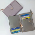 Wholesale Stylish Custom Personalized PU Leather Designer Credit Card Organizer Storage Wallet Cute Coin Purse ID Card Holder