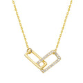High Quality Silver Plated Jewelry Necklace Simple Geometric Pendant Necklace for Women Fashion Necklace 2021 Trendy