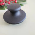 Sibin Bian Black Mushroom Shaped Massage Stone Basalt Hot Rock Point Stone Deep Massage Stones Warmer Gua Sha Massage Tool