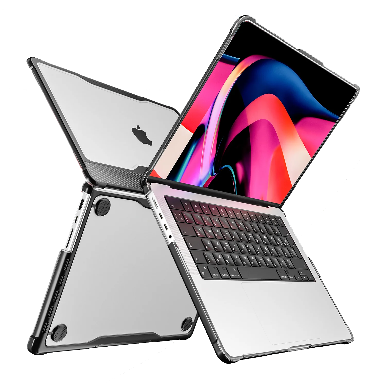 For MacBook Pro 14.2 " Case 2024-2021 M4/3/2/1 A3401 A3112 A2992 A2918 A2779 A2442 Matte Cover Protective Hard Shell Case Laptop