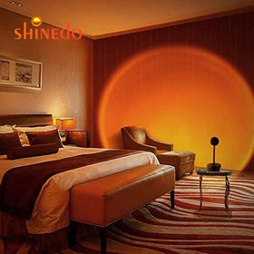 2021 Hot Selling Aluminum AlloyProjector Lamp LED Sunset Projection Light Halo RGB Lamp