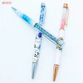 Promotional Gift Metal Crystal Bling Ball Pen With Engraved Diamond Ball Custom Logo Metal Crystallized Pen