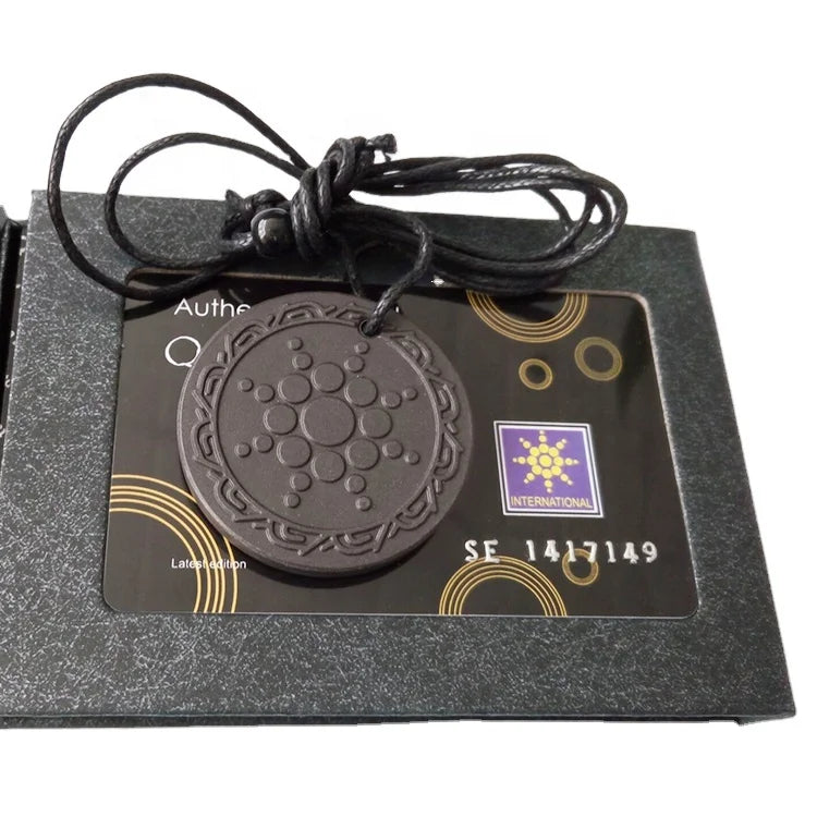 Factory Price Japanese Technology Quantum Science Scalar Energy Pendant with 3 Stones