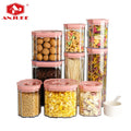 ANJUKE Rectangle Multi-functional Pantry Bulk Air Tight Dry Sealed Food Container Airtight Plastic Storage Cereal Containers Set