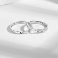 BASQUESUN Factory Wholesale Custom Star Ocean Couple Simple and Premium Car Flower Pair Ring Fashion Wrapping Style Pair Ring