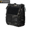 IDOGEAR Molle Zip on Panel Pouch Tactical Vest Combat Plate Carrier Tactical Pouch for AVS JPC2.0 CPC