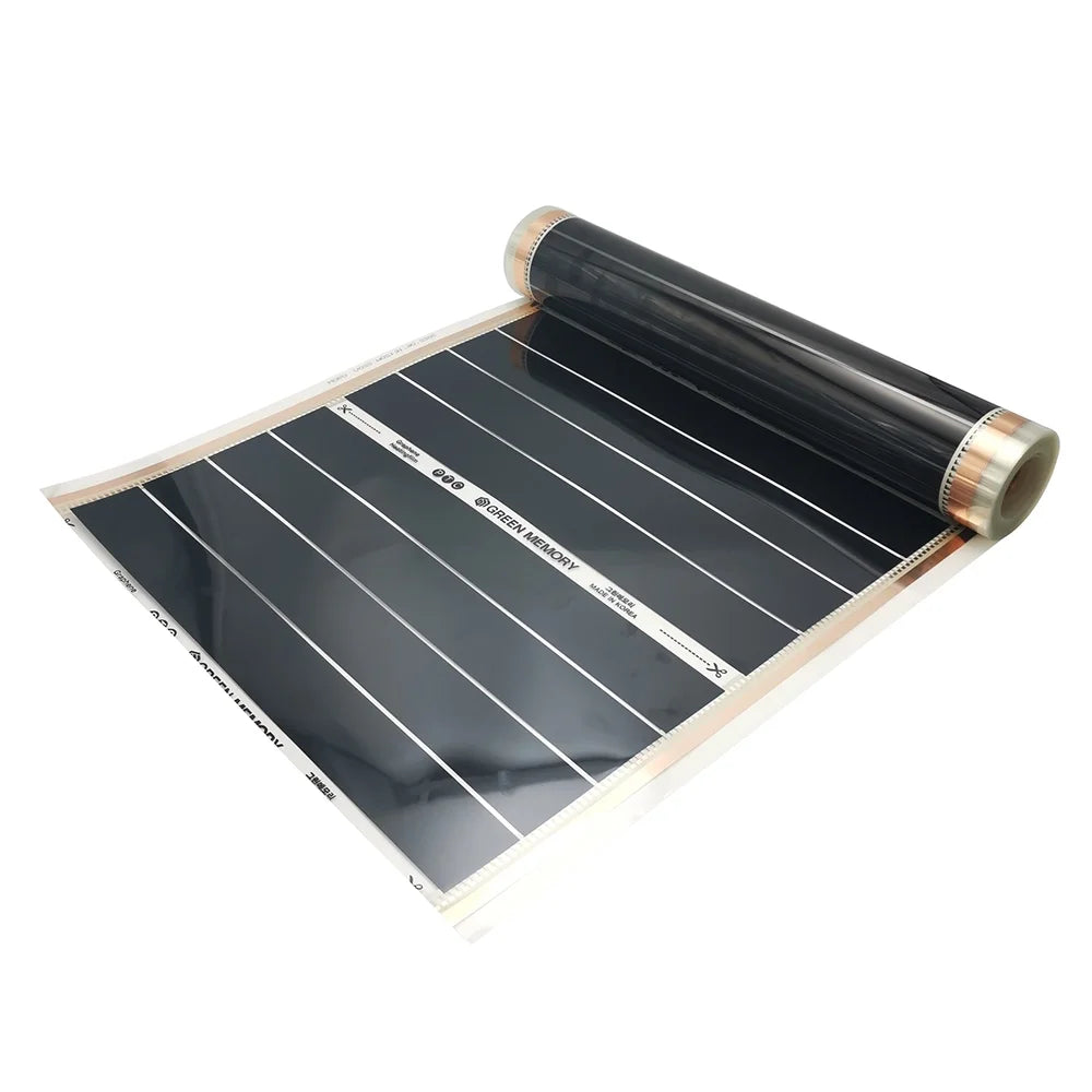 MINCO HEAT Infrared PTC Underfloor Heating Film 240w/m2 AC220V Warm Floor Mat