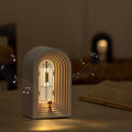 Holiday Gift Nordic Speaker Lamp Home Decoration 1200mAh Rechargeable Portable Sleeping Night Light with B/T Speaker