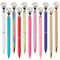 Promotional Crystal Pen with Custom logo Top Pearl Ballpoint Pen Metal Ball Pen for Gift