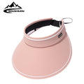 GJ Adults Sun Visor Hat Uv Protection Summer Sun Cap With Adjustable Elastic Headband Sunshade Hat for Women Beach