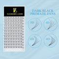 Pre-made Volume Fan Eyelash Extensions 0.07 0.10 mm Pre Made Volume Fans Silk Mink Eyelash