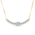 Messi Jewelry MSN-707 14K 18K Yellow Gold Custom Jewelry Lab Diamond Necklace