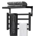 FEIDU Modern Single Stainless Steel Electric Wall-mounted Heated Towel Rack for Hotel Bathroom 50-60cm Length