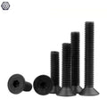 Grade 10.9 Flat Head Hexagon Socket Bolts DIN7991 Black Oxide Finish Countersunk Head Allen Screws