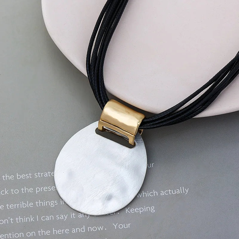Vintage Long Chains on the Neck Statement Colar Necklace with Trend Suspension Pendants Goth Jewelry for Women Trending Products