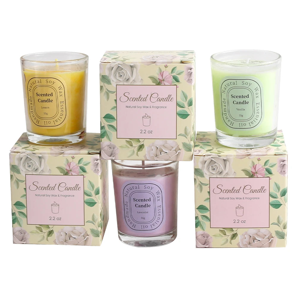 Custom Candle Box Lock Bottom Luxury Elegant Packaging Box 59 Custom Luxury Candle Gift Box for Candles
