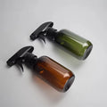 Stock Pet300ml 500ml Tawny Green Cosmetics Round Shoulder Hydrating Hair Luxury Fine Mist Spray Bottle