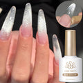 BORN PRETTY Silver White Crystal Cat Eyes Magnetic Gel Nail Polish Super Shiny Glitter Soak Off Semi Permanent Varnishes
