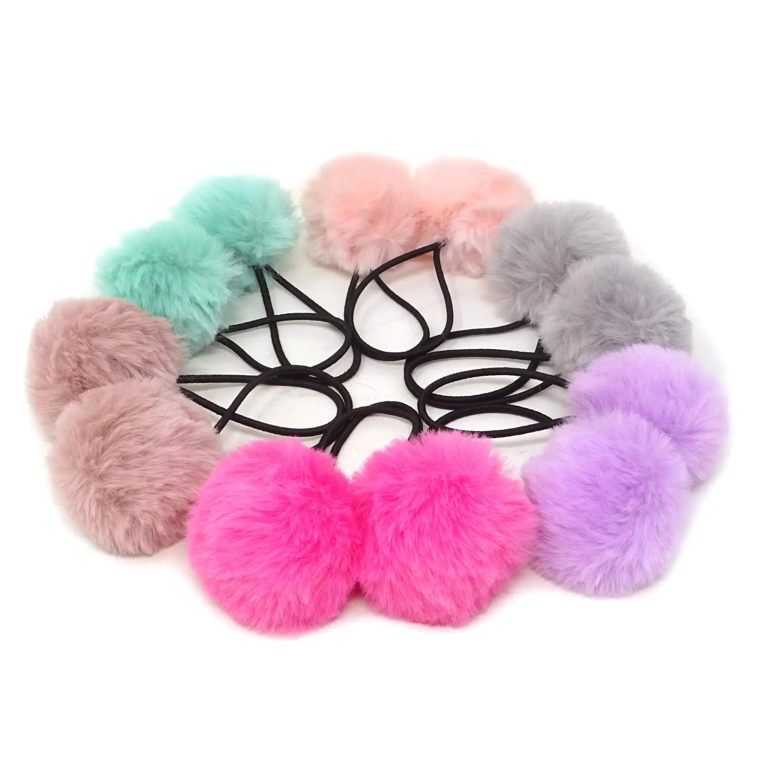 Good Quality Factory Directly Ball Headband Pure Color Scrunchies Hair Rope With Manufacturer Price
