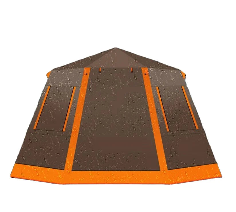 2025 New Design Automatic Folding Pop up Beach Camping Tent Waterproof for 5-8 People Straight Bracing Type