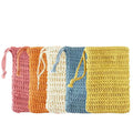 Bathroom Accessories Natural Exfoliating Hot Selling Ramie Soap Saver Bag Sisal Mesh Soap Bags Pouch With Drawstring for Shower
