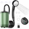 2026 Upgraded Portable 6000mah Rechargeable Electric Shower Pump Handheld Shower Digital Display Multiple Spray Modes
