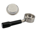 Coffee Tools Portafilter OEM ODM 58mm Stainless Steel Espresso Bottomless Portafilter Black for Sunbeam WPM Coffee Machines