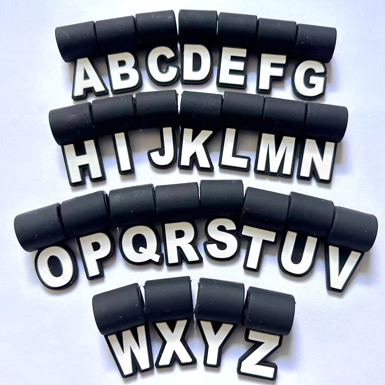 Classic Silicone Letter for Sport Tornado Titanium Necklace Baseball Number